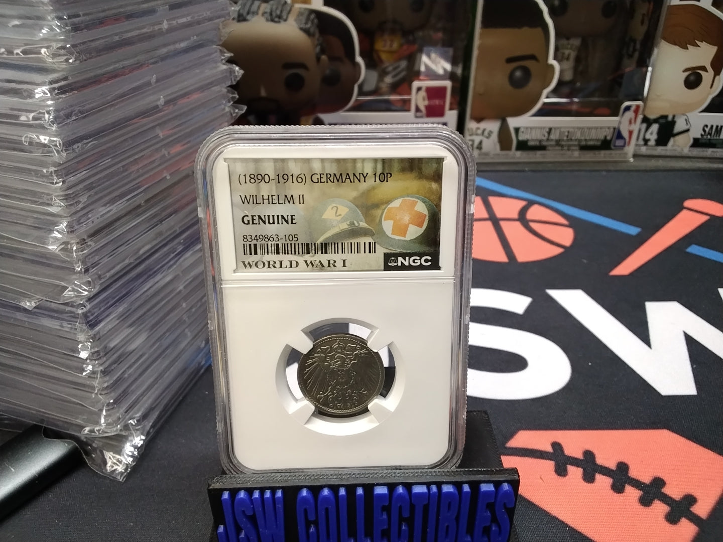 1907 Germany 10p WILLHELM ll NGC
