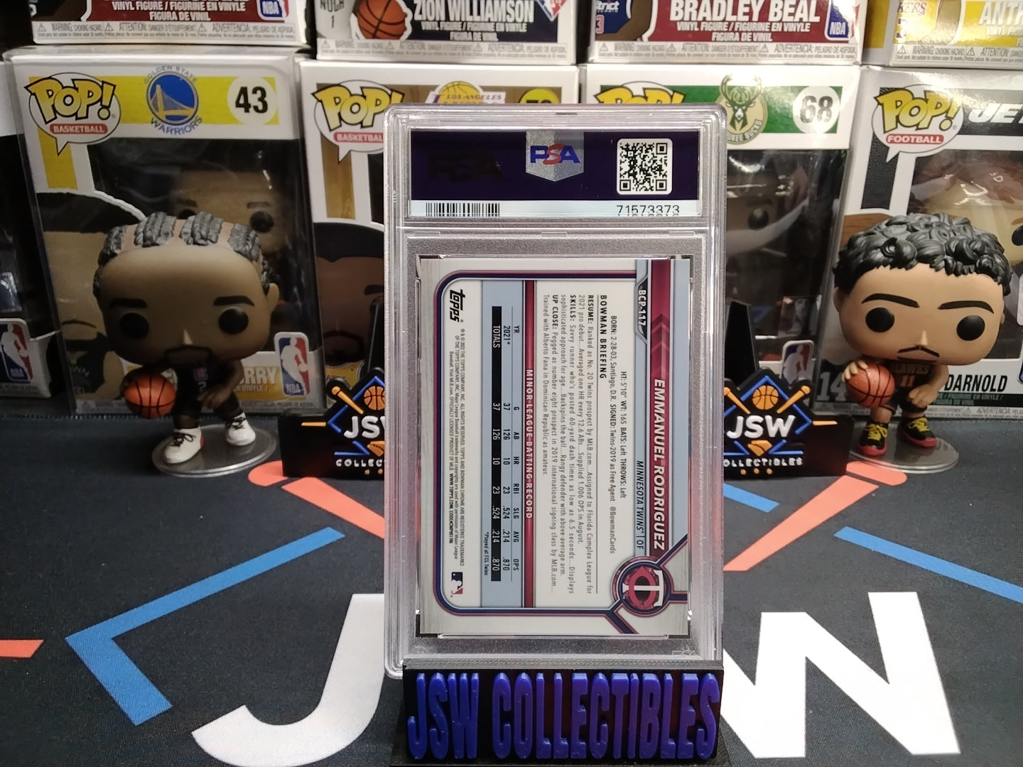 Emmanuel Rodriguez Gold Refractor PSA 9 40/50