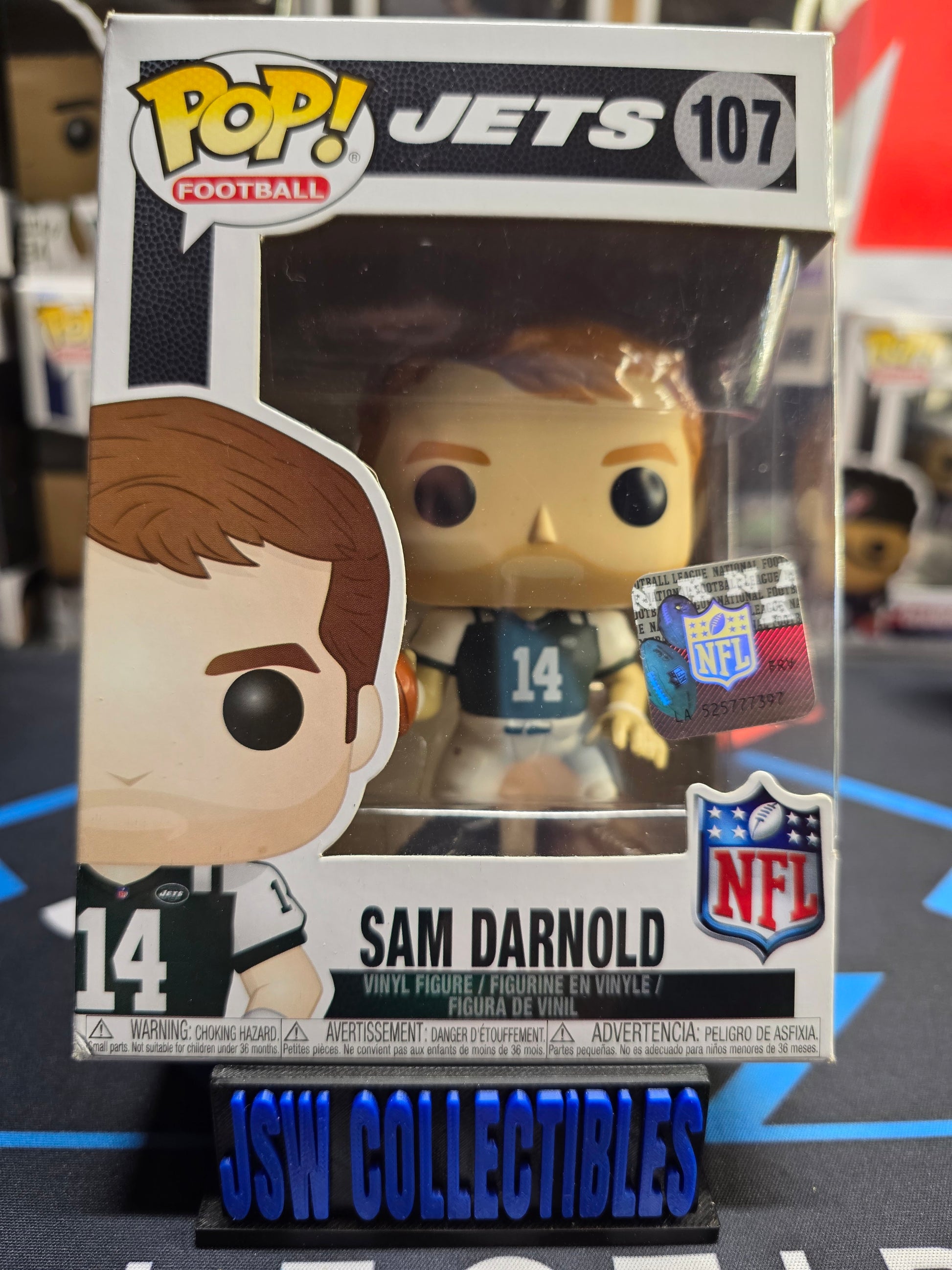 Sam Darnold Funko POP! Vinyl Figure #107