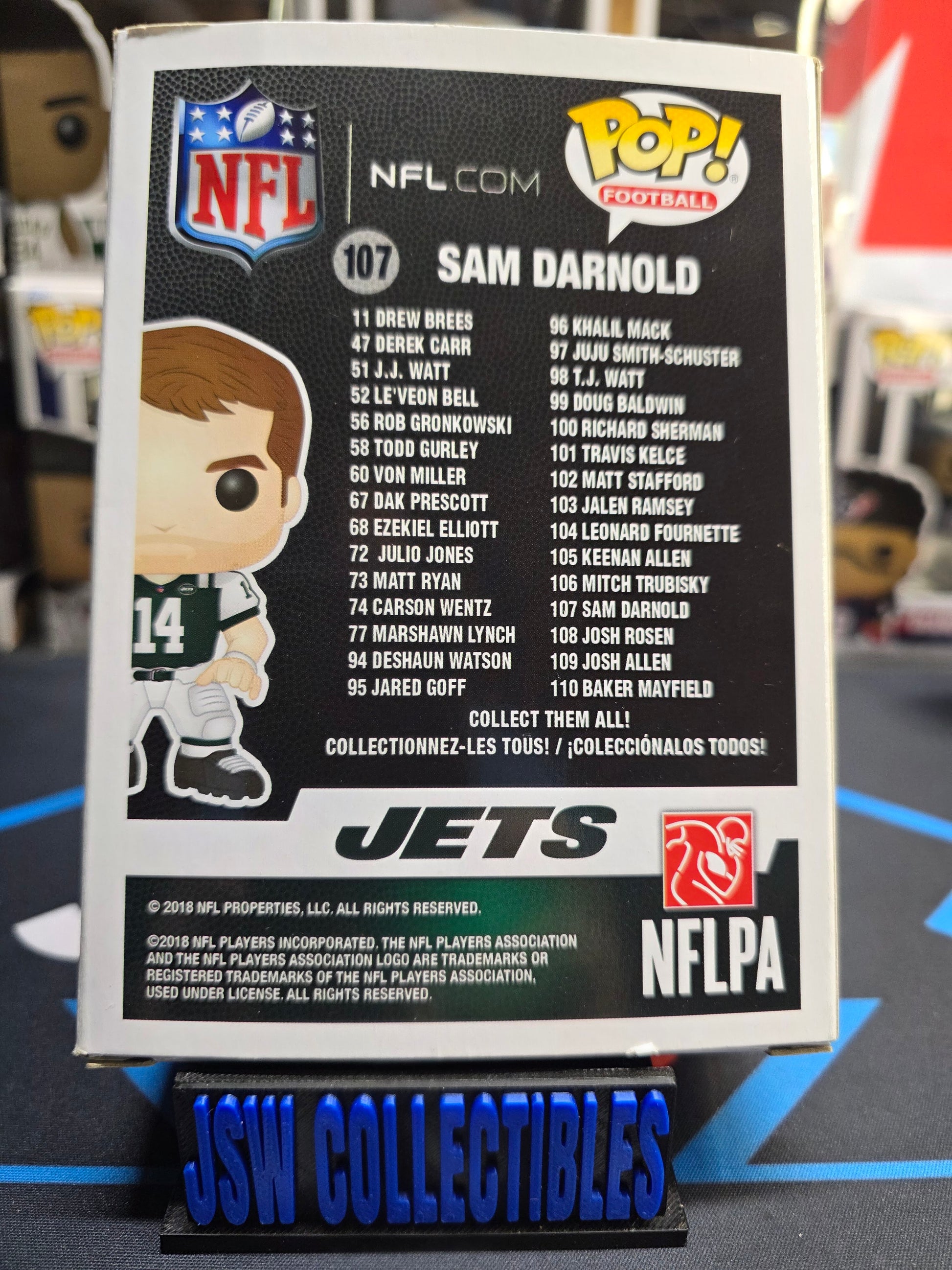 Sam Darnold Funko POP! Vinyl Figure #107