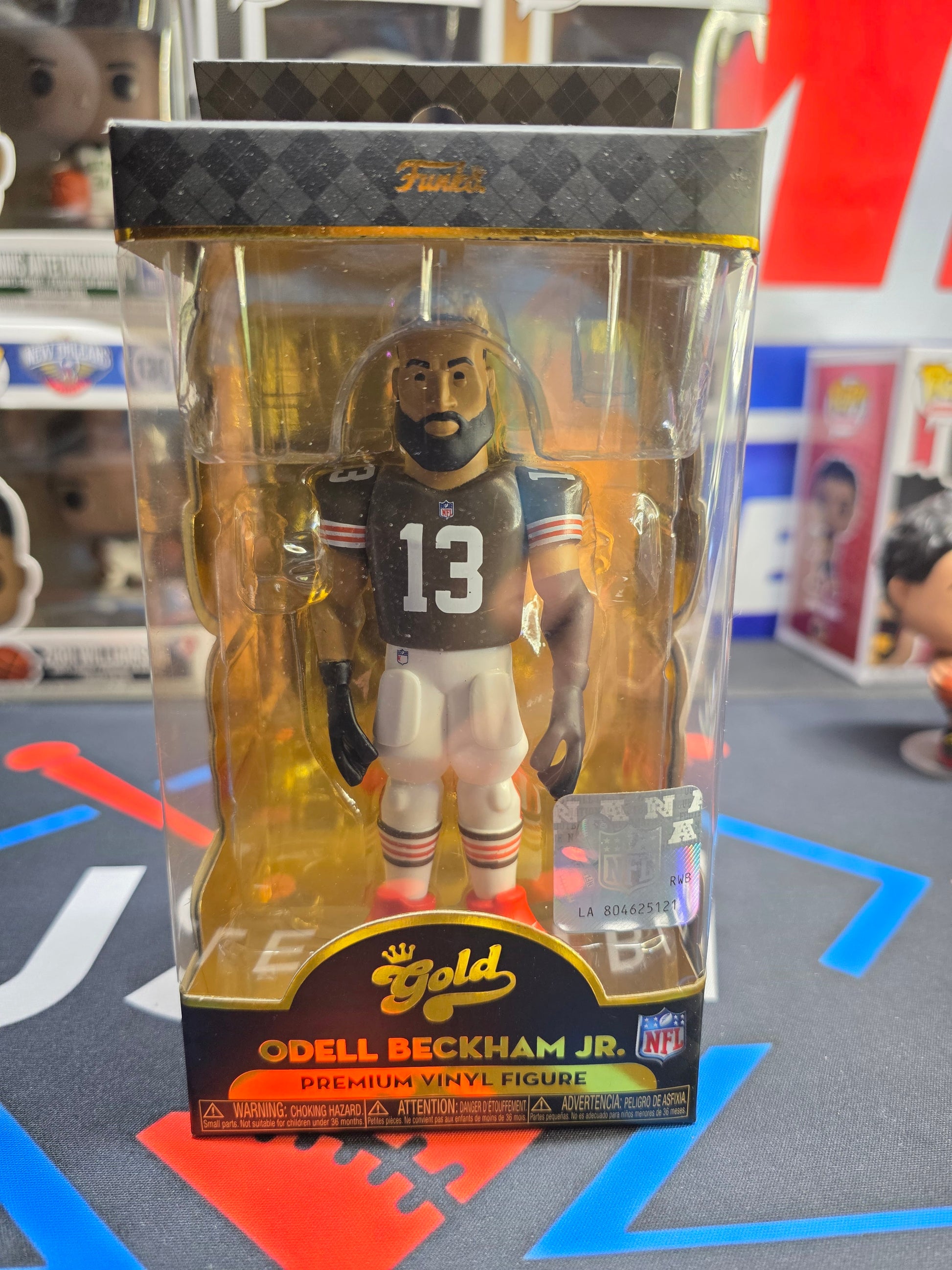 Odell Beckham Jr Funko Gold Premium Vinyl Figure