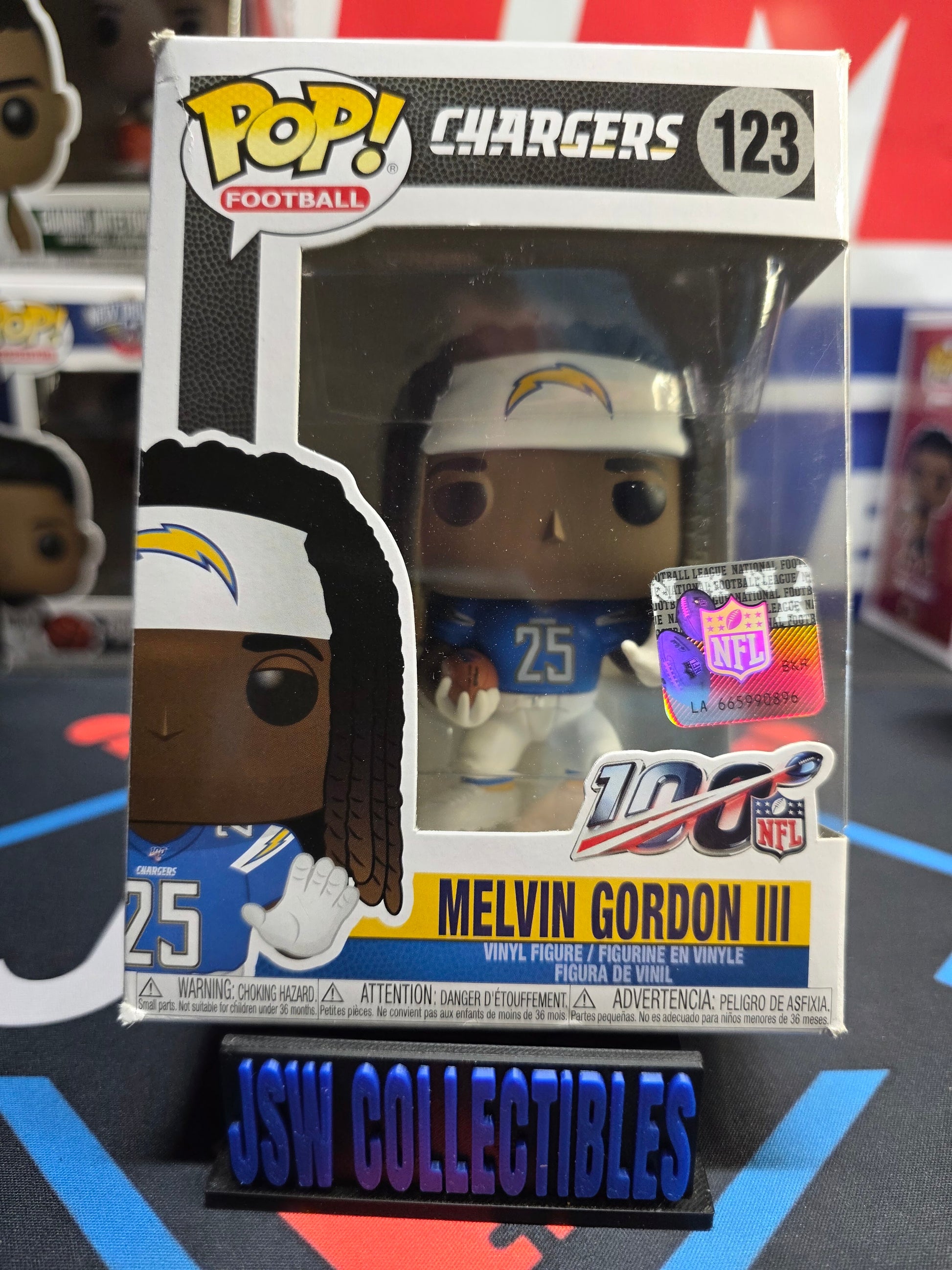 Melvin Gordon Funko POP! Vinyl Figure #123