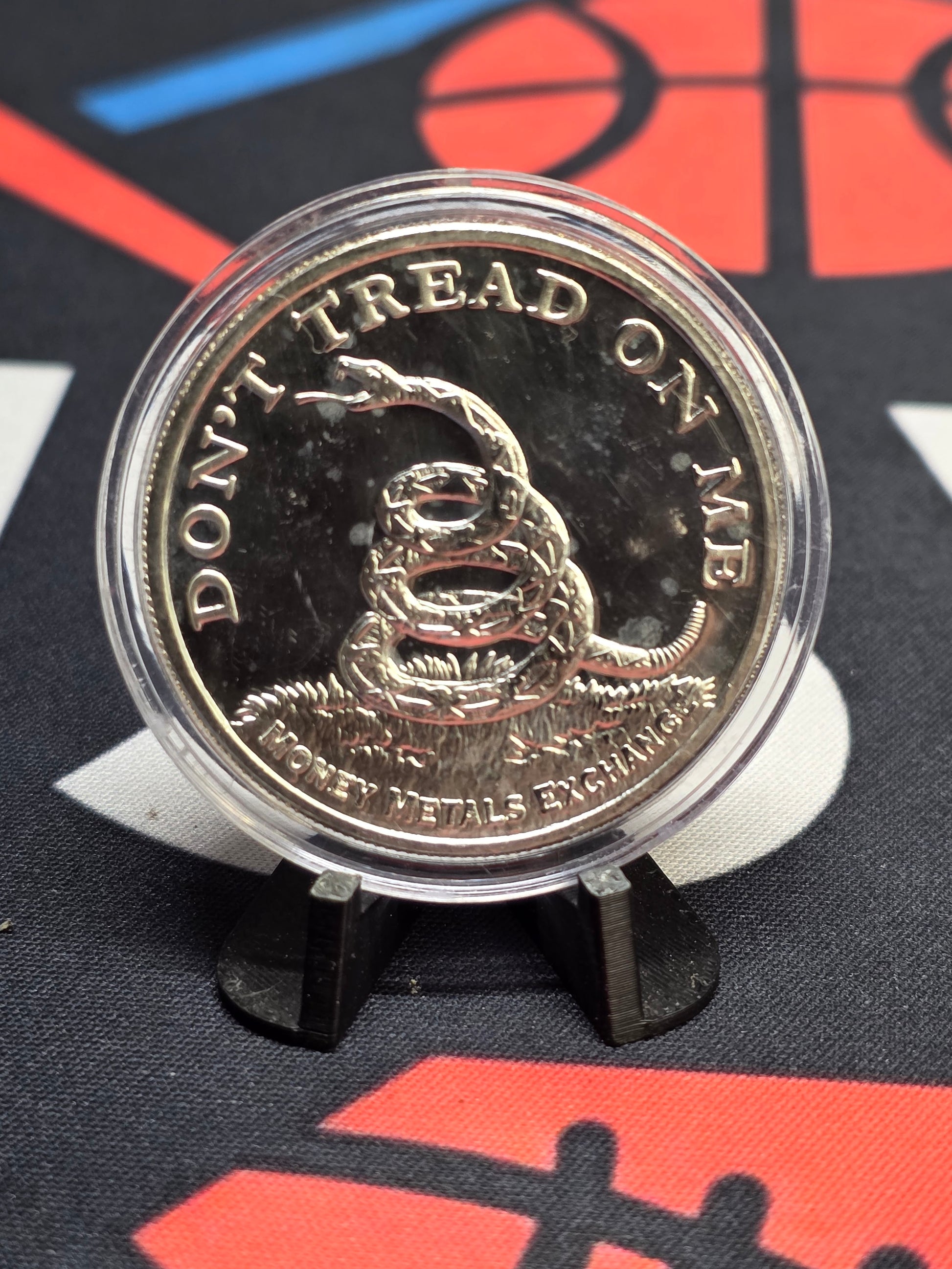 Boston Tea Party 1 oz Silver Round Dont Tread on Me