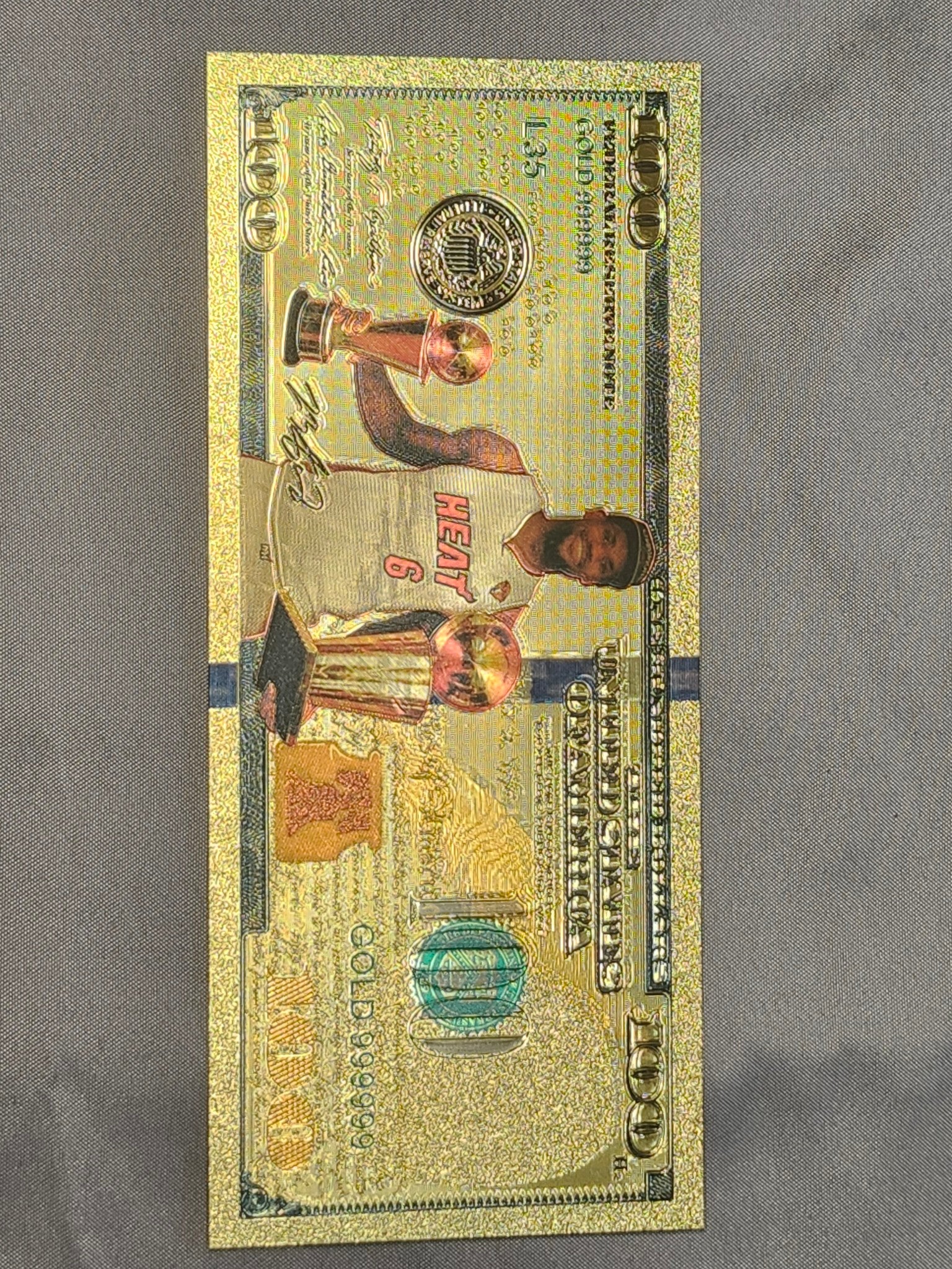 Lebron James 24k Gold Foils with COA