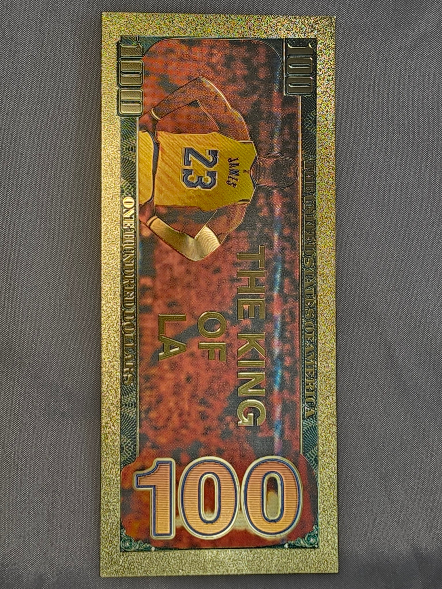 Lebron James 24k Gold Foils with COA