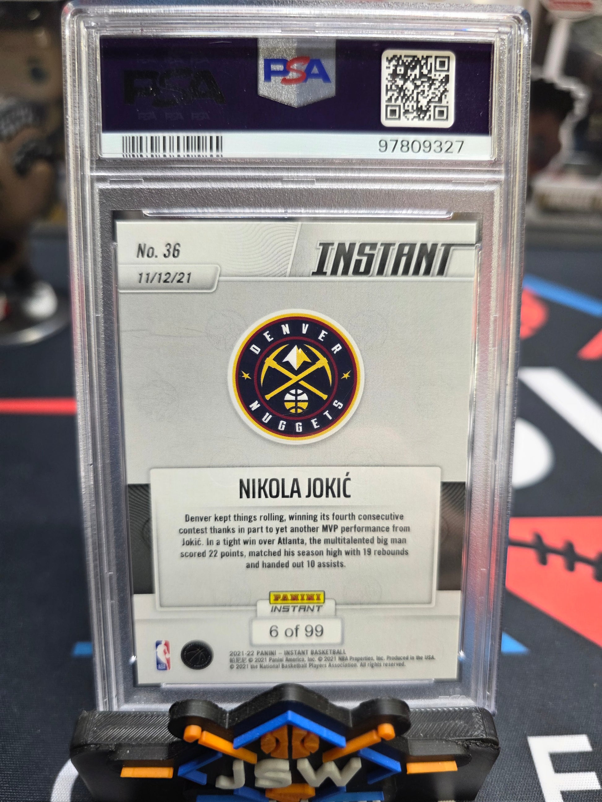 2021 Nikola Jokic Red PSA 9 6of99