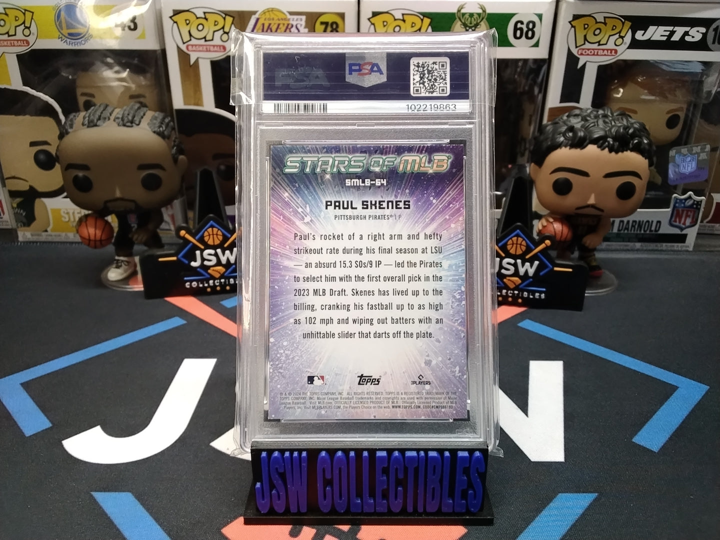 2024 Paul Skenes Stars of MLB PSA 9