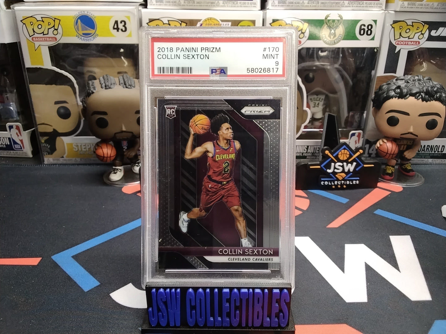 2018 Collin Sexxton PSA 9 RC Prizm