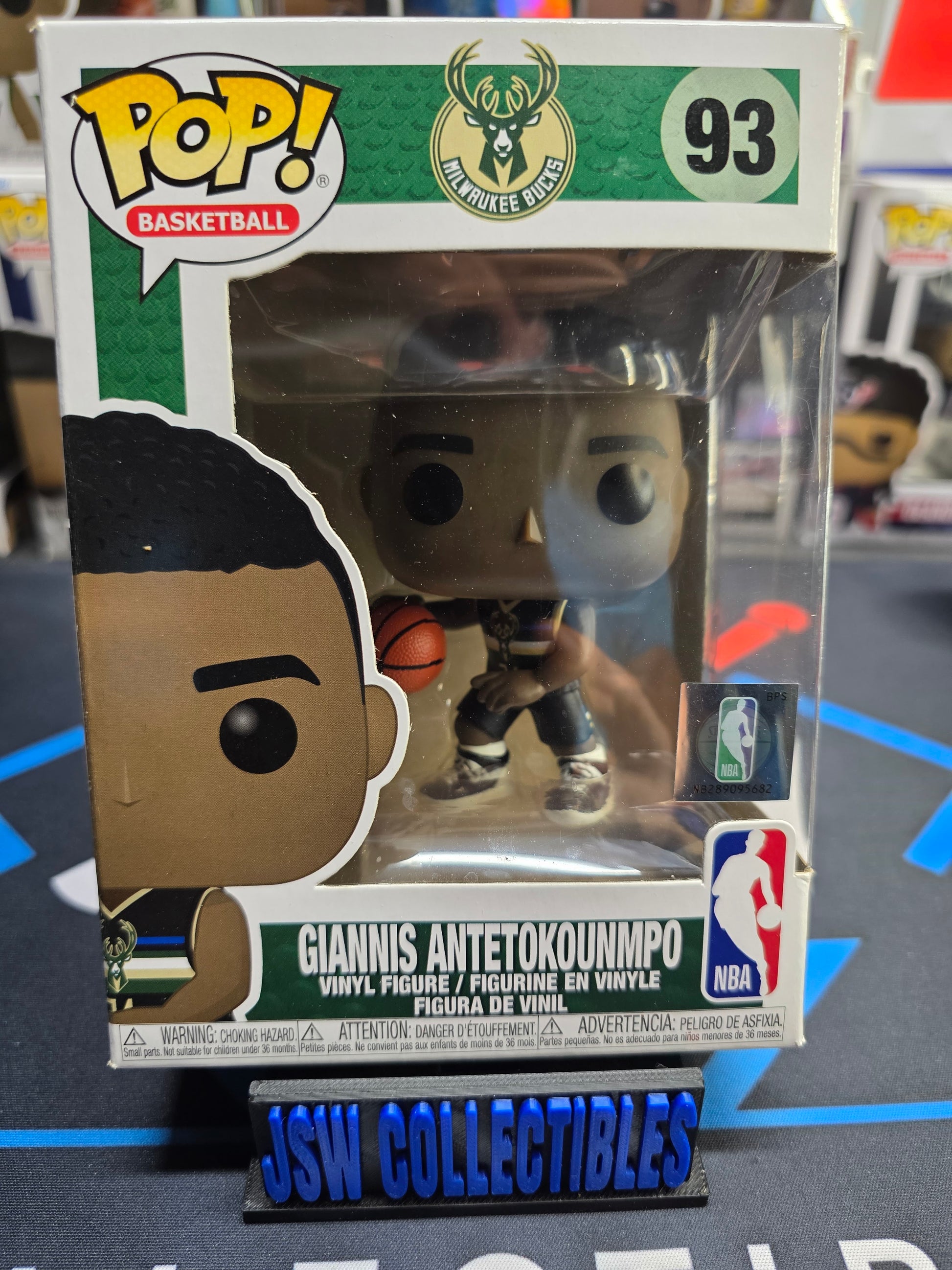 Giannis Antetokounmpo Funko PoP! Vinyl Figure #93