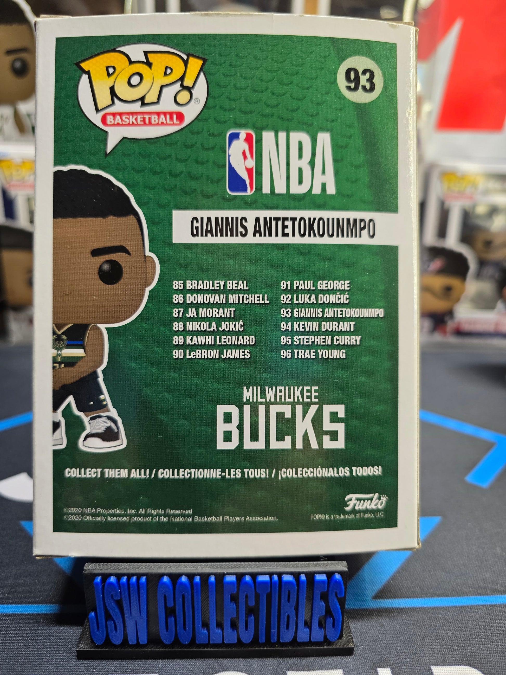 Giannis Antetokounmpo Funko PoP! Vinyl Figure #93