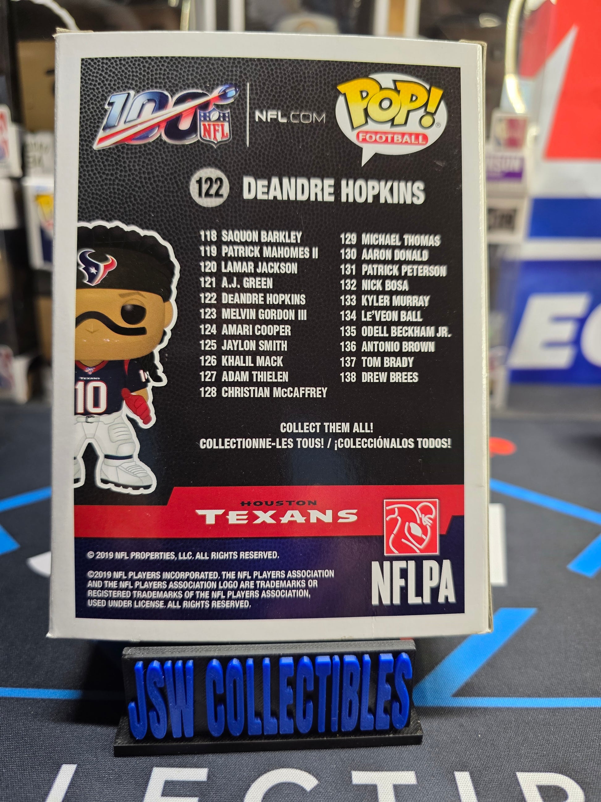 DeAndre Hopkins Funko POP! Vinyle Figure #122