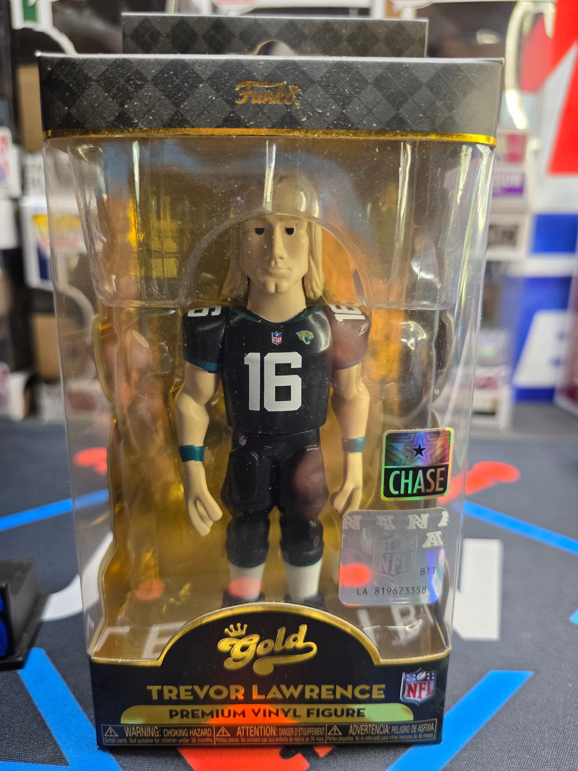 Trevor Lawrence Funko Gold Premium Vinyl Figue Chase