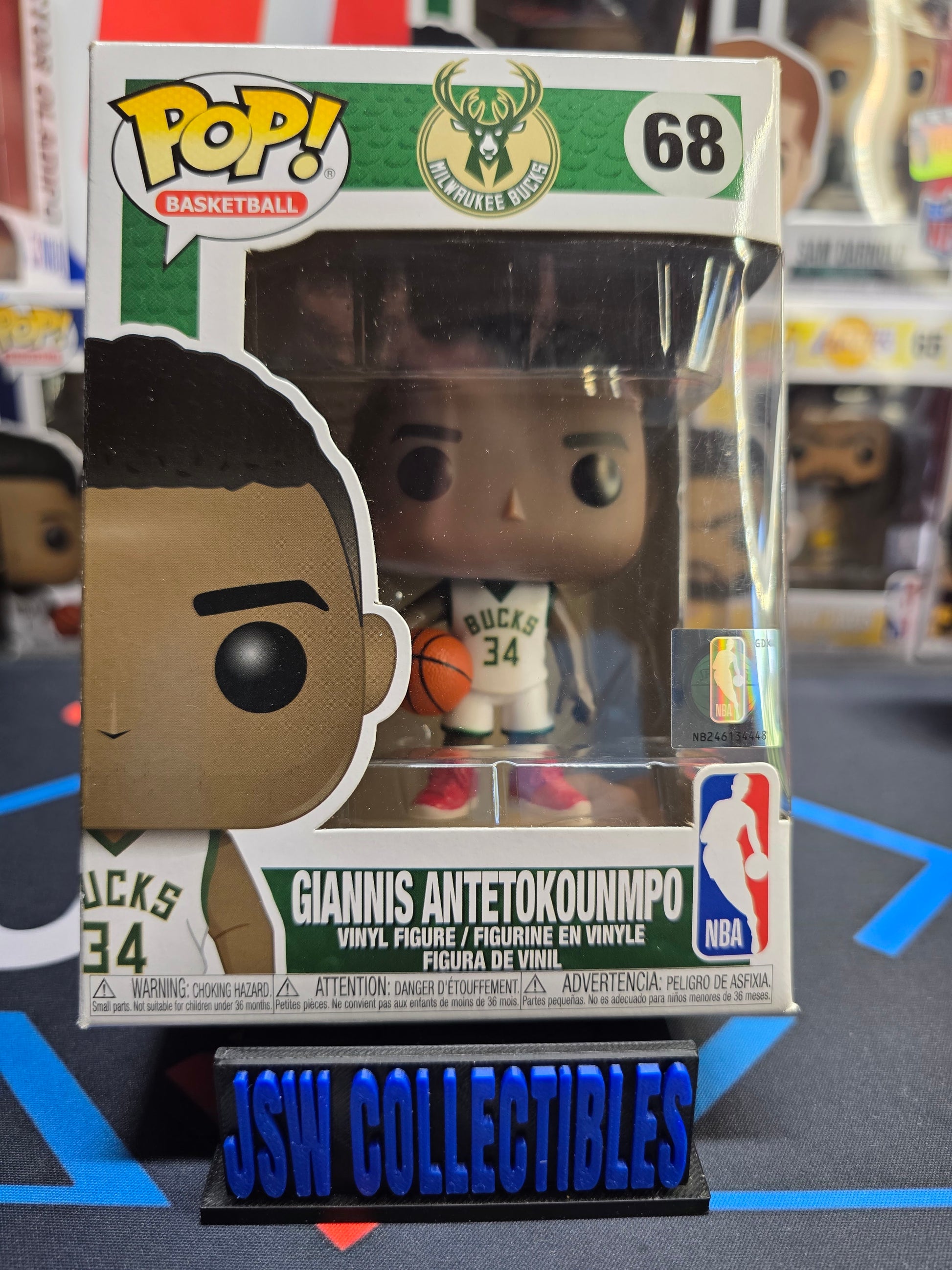Giannis Antetokounmpo FUNKO POP! Vinyl Figure #68
