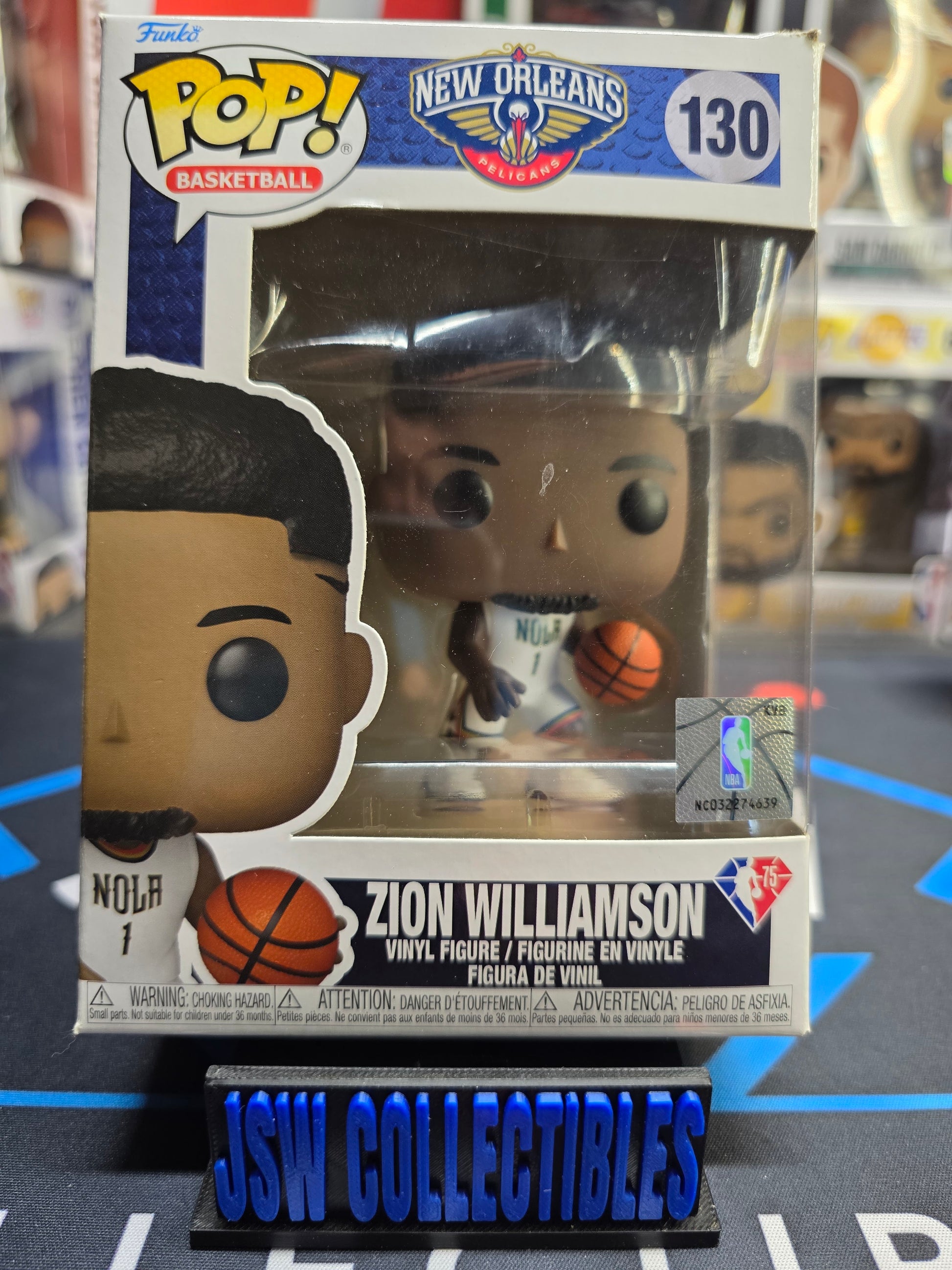 Zion Williamson Funko PoP! Vinyl Figure #130