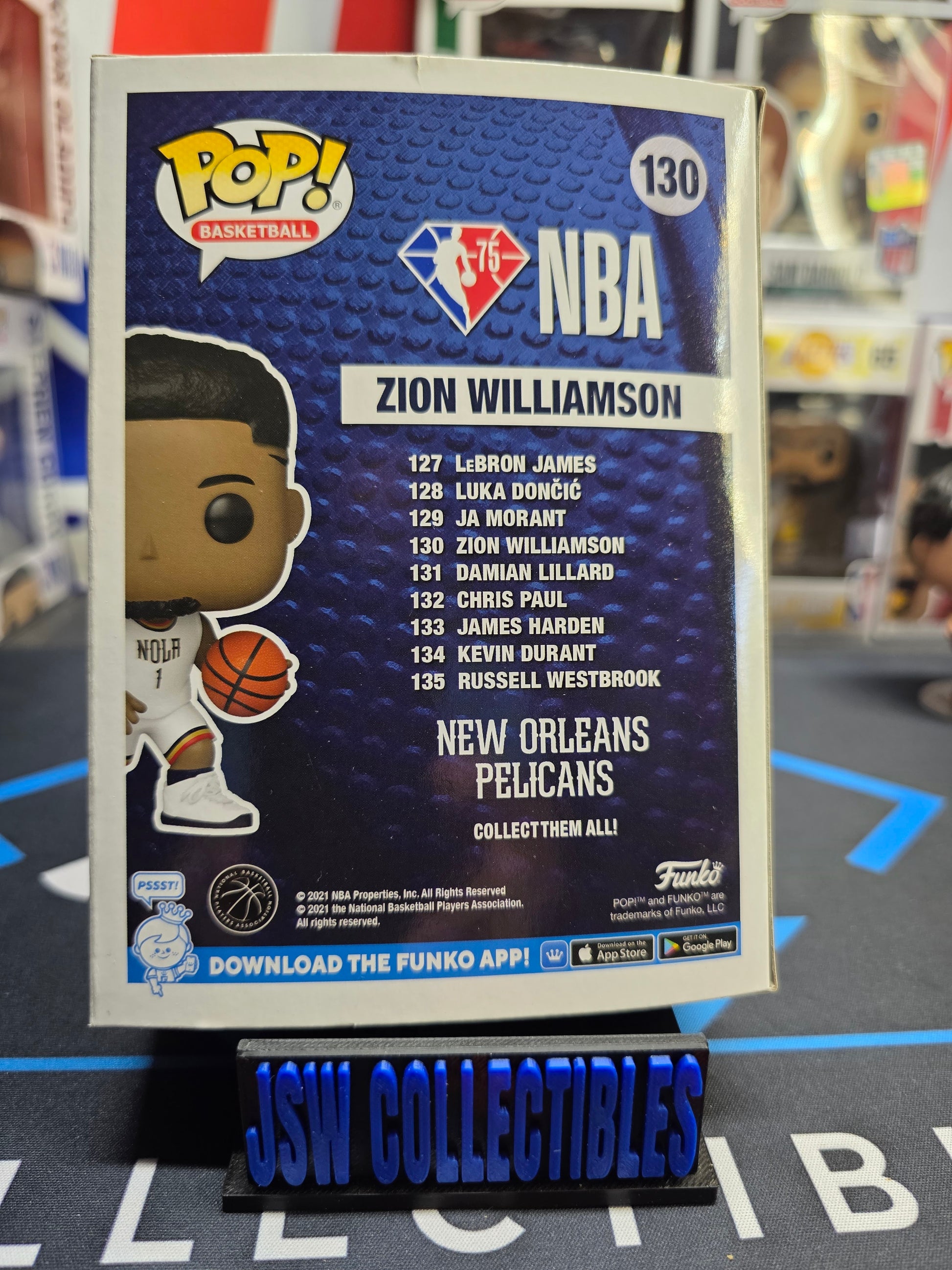Zion Williamson Funko PoP! Vinyl Figure #130