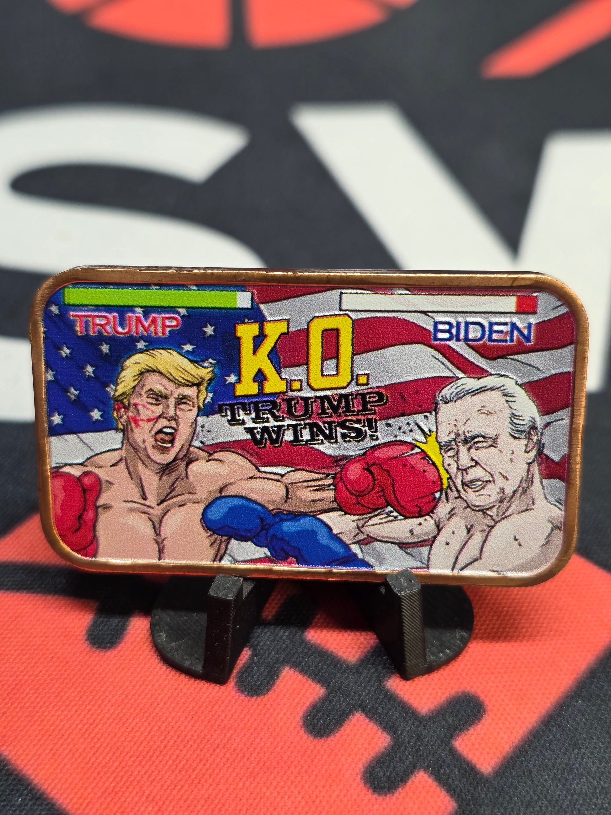 Trump 1 oz Copper Bar K.O.