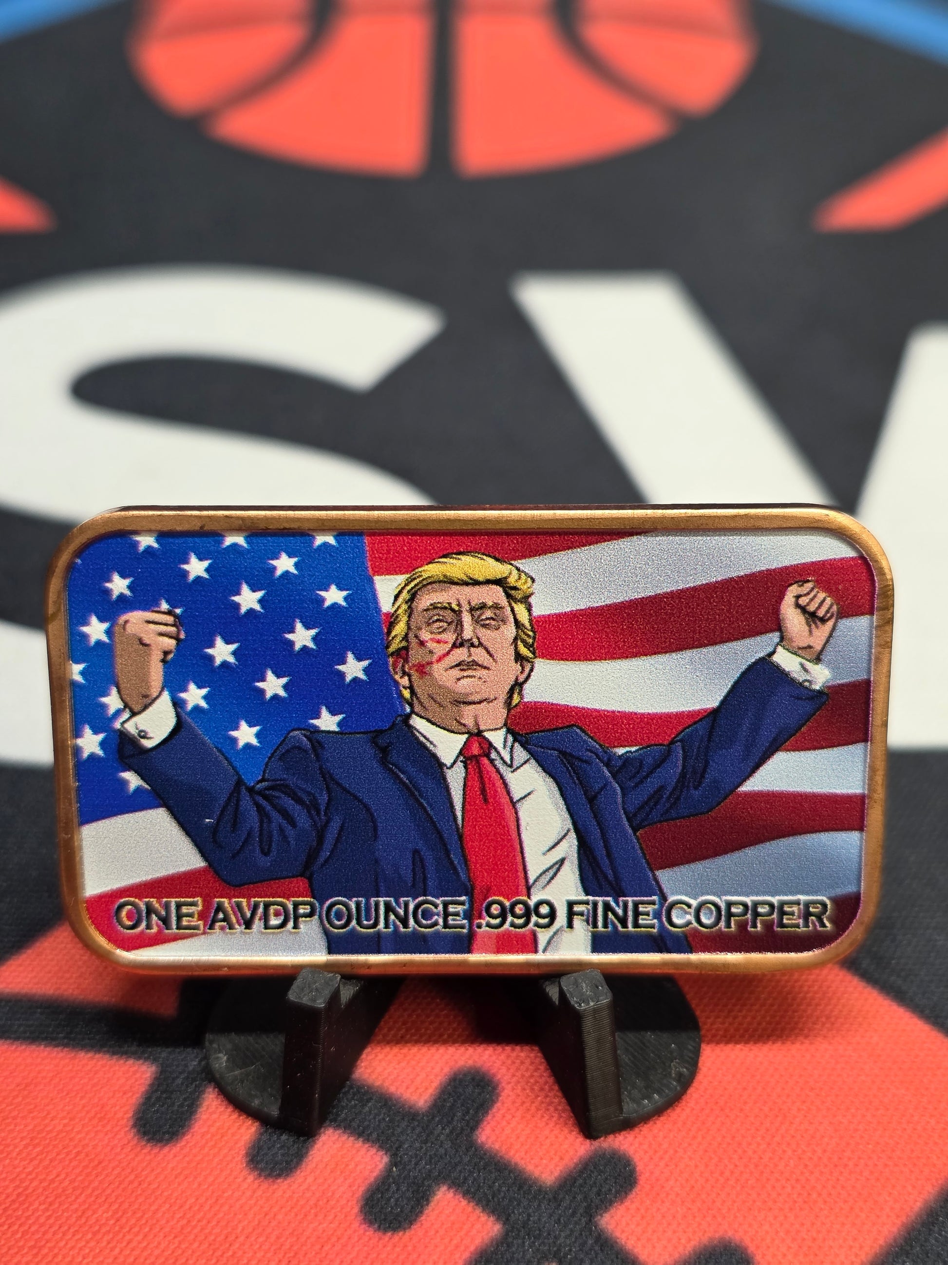 Trump 1 oz Copper Bar K.O.