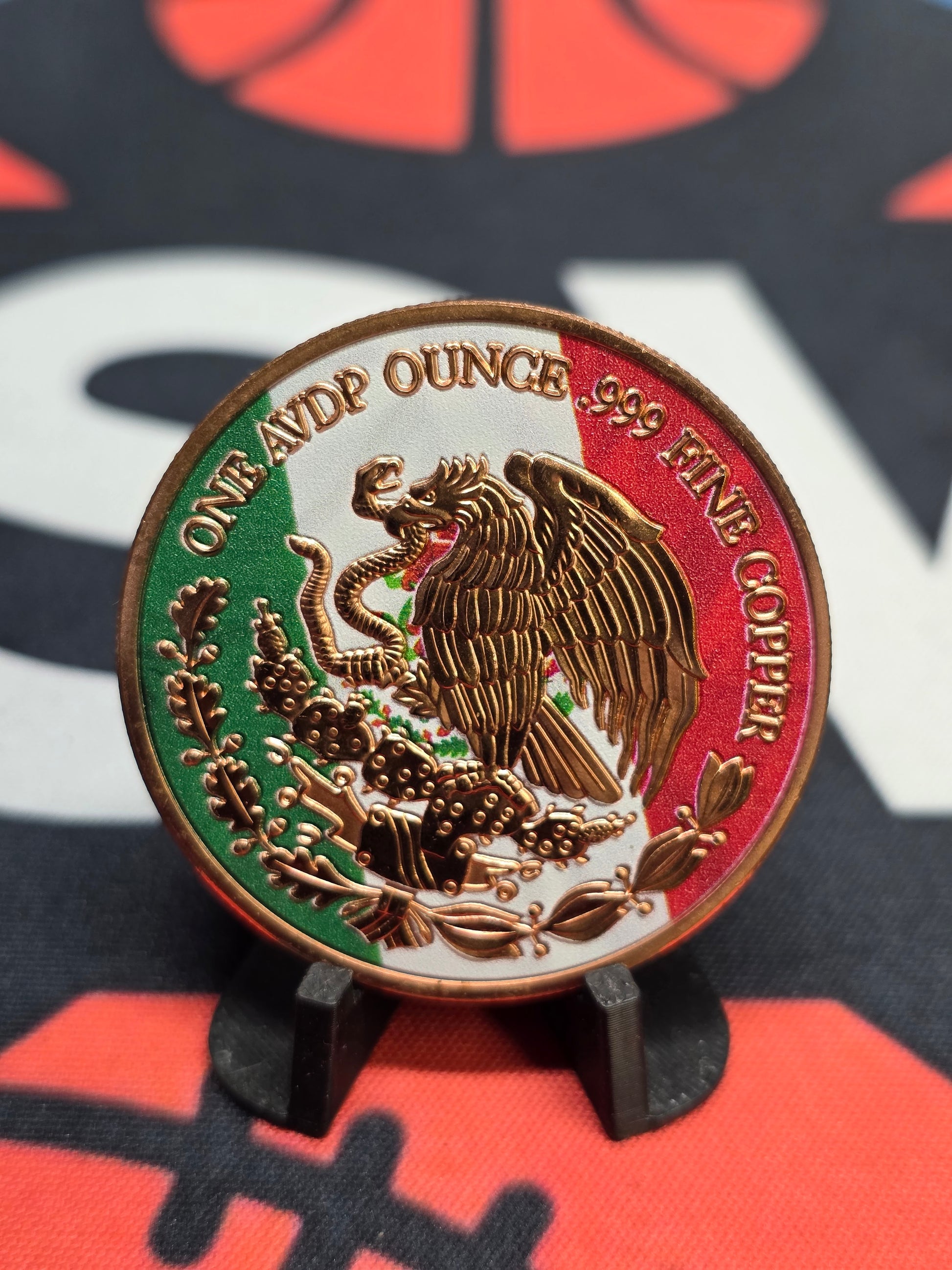 2024 Colorized .999 Copper Mexican Libertad