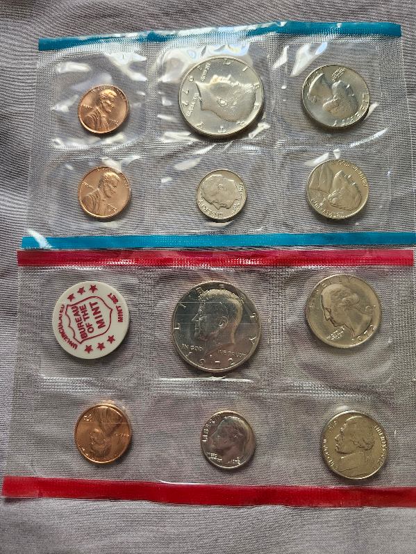 1972 Uncirculated D and P Department Of The Treasury