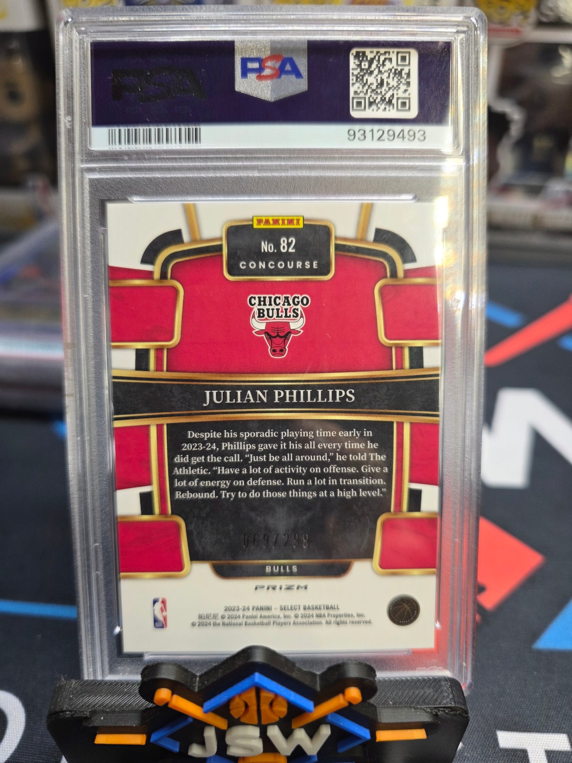 2023 Julian Phillips Light Blue PSA 9 69/299