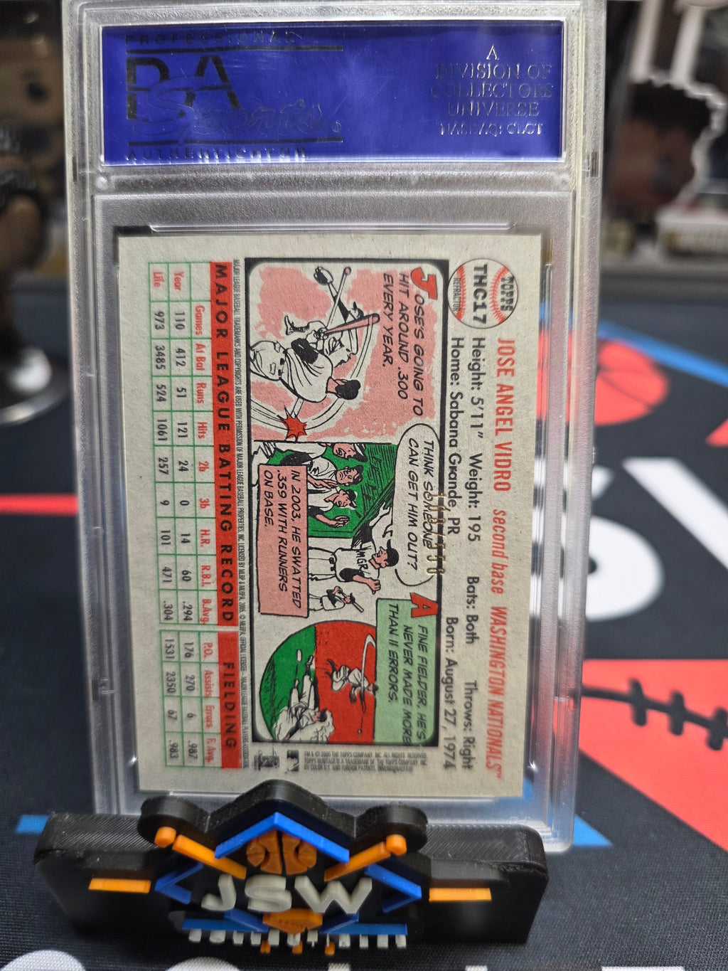 2005 Jose Vidro Refractor PSA 9 168/556