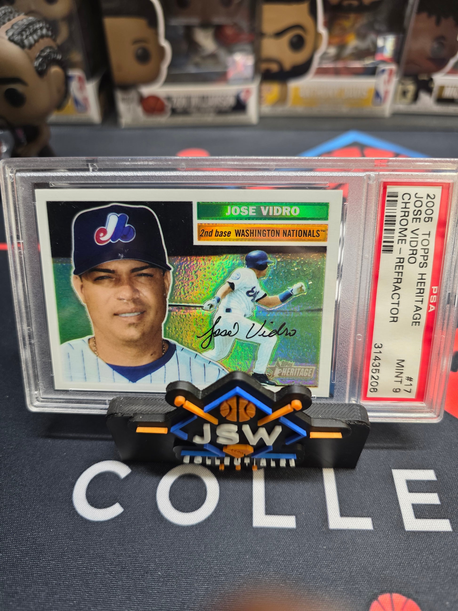 2005 Jose Vidro Refractor PSA 9 168/556