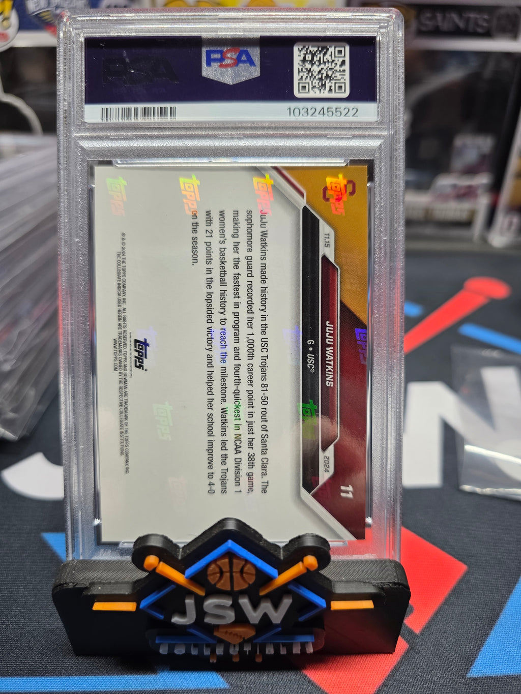 2024 JuJu Watkins PSA 9 Mint